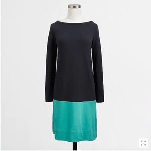 J. Crew Cotton Colorblock Dress